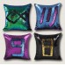 16" Mermaid Pillow Cover Cushion Case Reversible Sequin Magic Swipe Sofa Decor   122795889050